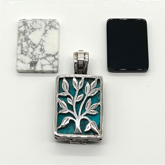 Silpada Jewelry - Silpada Sterling Silver Interchangeable Laugh, Love & Live Tree Pendant S1957